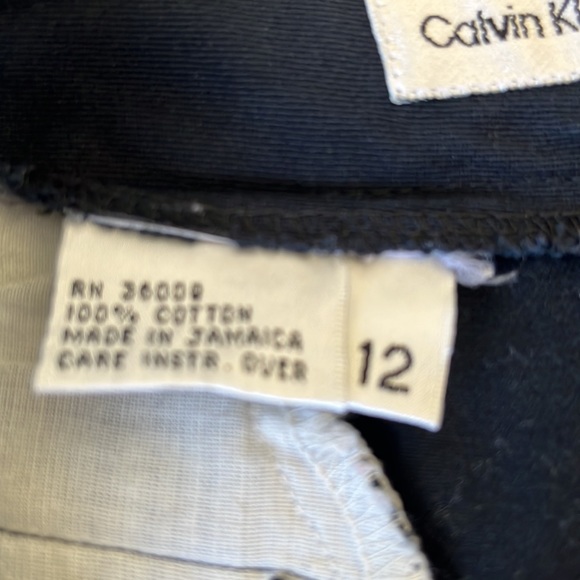 Vintage 80s Calvin Klein baggy pleated trousers - Picture 7 of 8